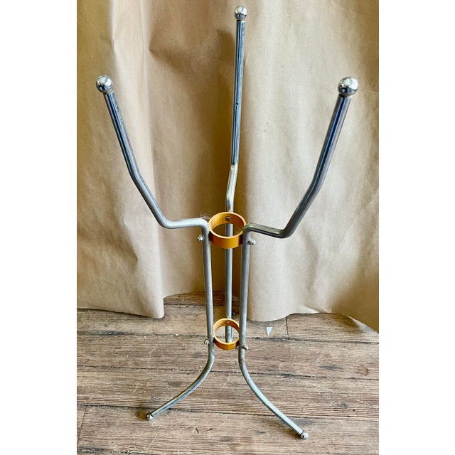 Mid 20th Century Mid 20th Century Hollywood Regency Ice Bucket/Wine Cooler Server W/ Stand For Sale - Image 5 of 12