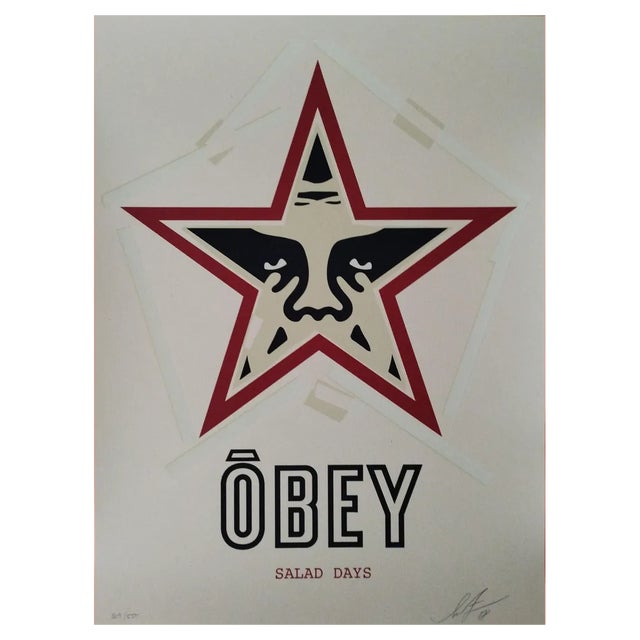 Shepard Fairey, Salad Days, 2018, Screenprint For Sale