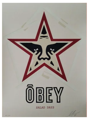 Shepard Fairey, Salad Days, 2018, Screenprint