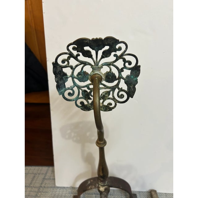 Lovely Brass Andirons for everyday use or just decorative !