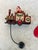 Vintage Christmas Folk Art Articulated Balancing Santa in Train For Sale - Image 11 of 11