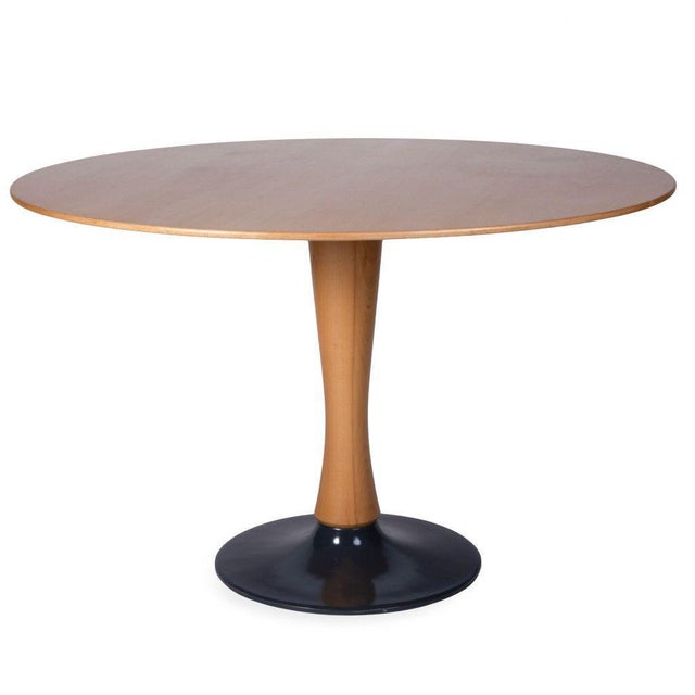Wood Vintage Shape Dining Table in Wood, 1970s For Sale - Image 7 of 7