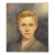 1960’s Young Boy Classical Portrait Painting Mid Century Style For Sale