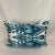 2010s Turkish Modern Blue Silk Ikat Pillow Cover For Sale - Image 5 of 5
