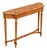 French Louis XVI Style Marble Top Narrow Console For Sale