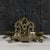 This refined brass desk set is an elegant example of antique craftsmanship, ideal for lovers of classic style and vintage...