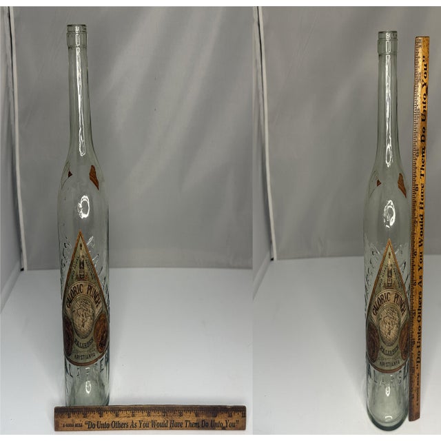Antique Caloric Punch Liqueur Bottle: P. A. Larsen Paris 1878 For Sale - Image 10 of 10