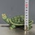 Ceramic Green Glaze Ceramic Turtle Figurine, Chinoiserie Longevity Tortoise Statue For Sale - Image 7 of 9