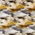 Harlequin Minako Fabric in Gold / Charcoal For Sale