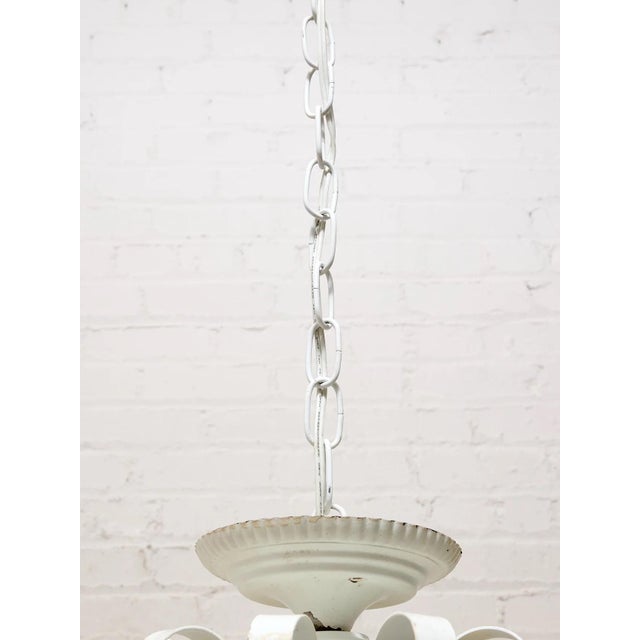 Vintage and Orange Flower Chandelier 1960s For Sale In Los Angeles - Image 6 of 9