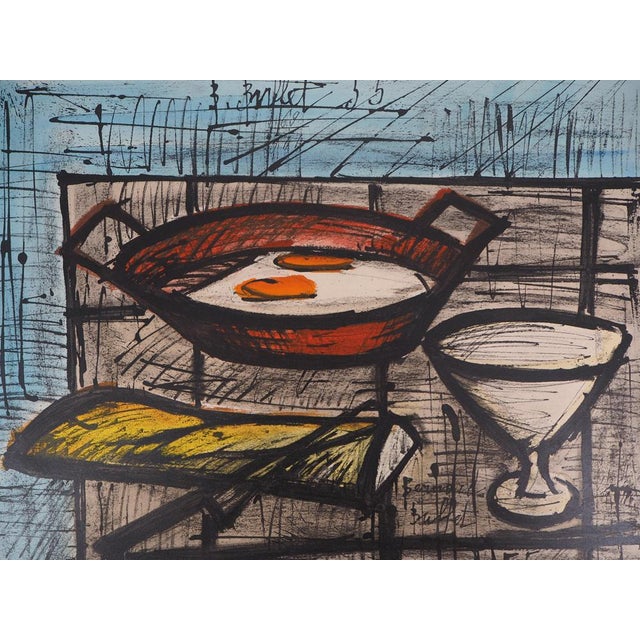 Bernard Buffet, Still Life with Eggs, 1960, Lithograph For Sale - Image 4 of 6