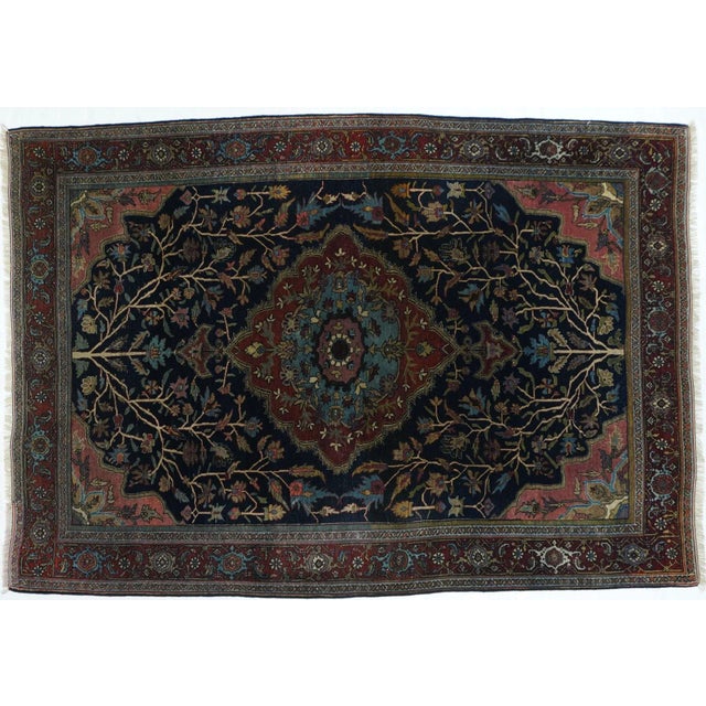 Antique Bidjar Halvaie Rug 5'2'' x 7'0'' For Sale - Image 4 of 6
