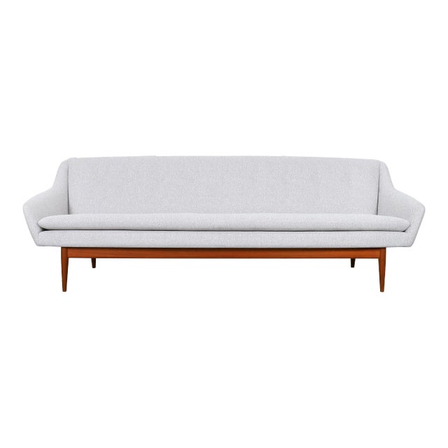Norwegian Teak Sofa by Gerhard Berg for Lk Hjelle, 1960s For Sale