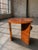 Art Deco Round Wood Side Table with Shelf For Sale - Image 9 of 11