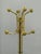 Italian Brass-Plated Coat Rack with Marble Base, 1970s For Sale - Image 12 of 14