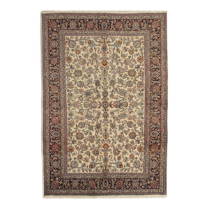 Antique Persian Mashad Wool Rug 6'5" X 9'8"