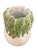 Hand-Crafted Italian Majolica Cabbage and Succulent Ceramic Vase For Sale In West Palm - Image 6 of 12