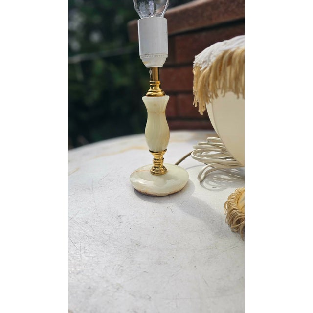 Onyx Table Lamp, 1950s-1970s For Sale - Image 6 of 9