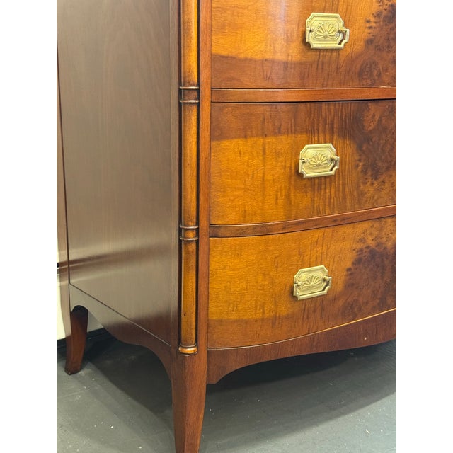 1940s Vintage Berkey and Gay Crotch Mahogany Chest of Drawers For Sale - Image 11 of 12
