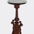 Antique Renaissance Revival Carved Walnut Marble Top Stand C1890 For Sale - Image 4 of 9