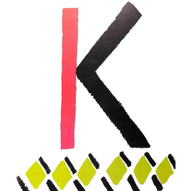 "Sonia Delaunay Alphabet" 1970 For Sale - Image 4 of 9