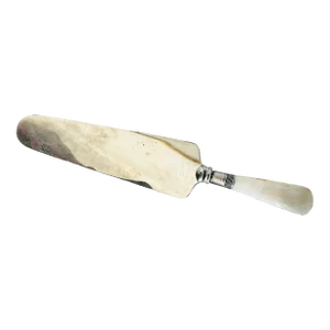 Sterling Sheffield and Mother of Pearl Shell Cake Server