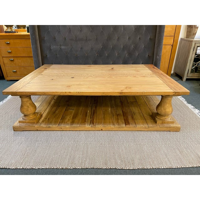 Restoration Hardware Salvaged Balustrade Coffee Table Chairish