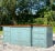 Late 20th Century Vintage Monumental Blue Wash Credenza For Sale - Image 4 of 16