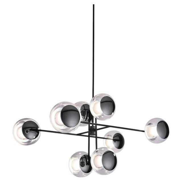 Metal Small Black Nickel Pendant Light by MUG For Sale - Image 7 of 7