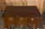 Brown English Georgian 19th Century Oak Table with Three Drawers and Cabriole Legs For Sale - Image 8 of 12