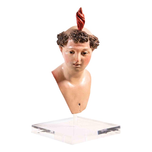 Head of Man, Italy, 18th Century For Sale