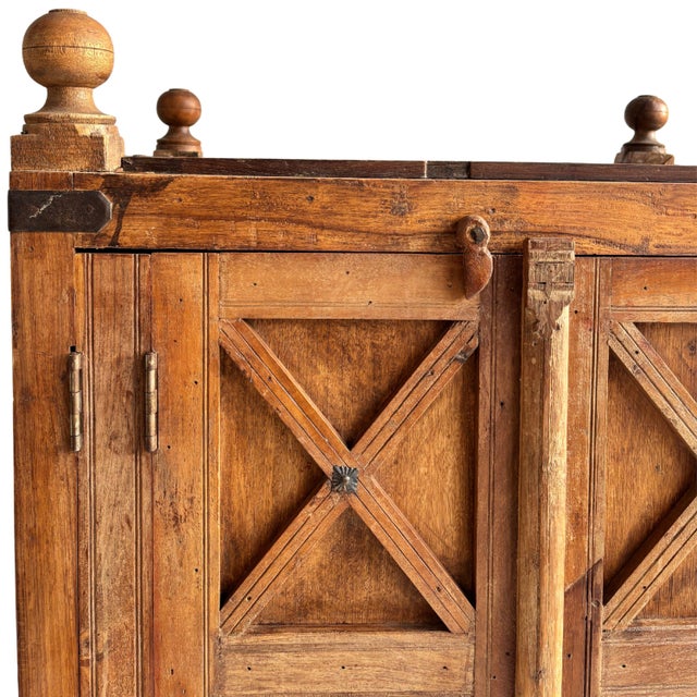 Wooden Wardrobe, 18th Century For Sale - Image 15 of 16