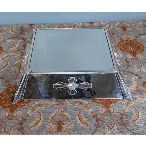 Art Deco Silver Plate Cake Stand, 1920 For Sale - Image 11 of 11