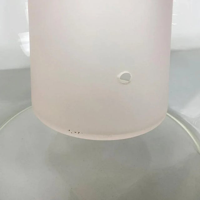 Glass Modern Italian Crystal Vase by Gianfranco Frattini for Kristal Sonoro, 1980s For Sale - Image 7 of 12