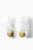 Scandinavian Modern Wall Lamps in Glass, Lacquer and Metal, 1950s, Set of 2 For Sale - Image 4 of 5