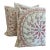 Pair of Silk Embroidered Turkish Suzani Pillows For Sale