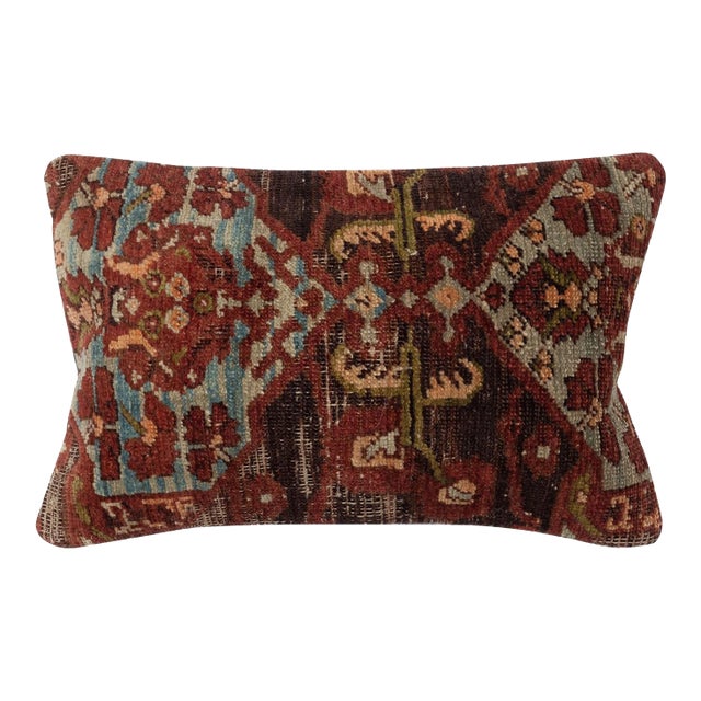 13"x20" Handmade Turkish Cushion Cover. Vintage Toss Pillow. Throw Pillow For Sale