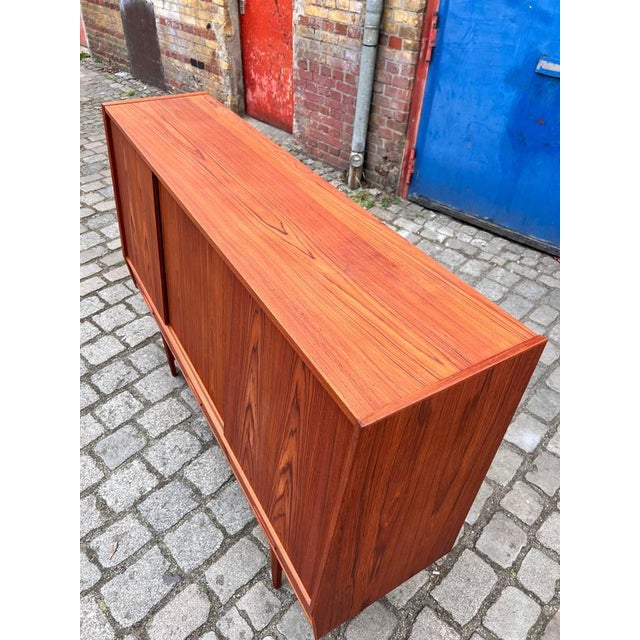 Vintage Highboard in Teak, Denmark For Sale - Image 3 of 11