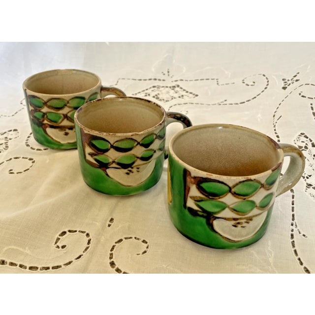 Mid 20th Century Japanese Hand Painted Pottery Tea Set- 21 Pieces For Sale - Image 13 of 15