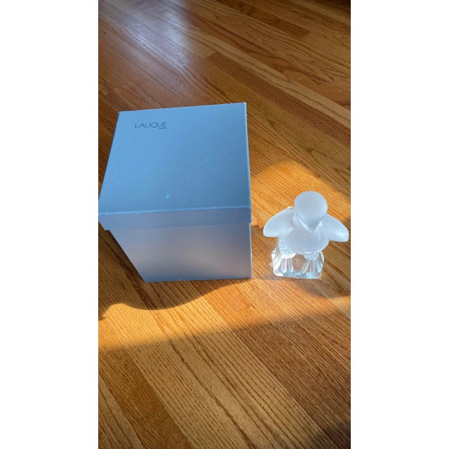 Glass 2000s Lalique Liberty Eagle Figurine For Sale - Image 7 of 9