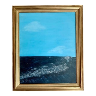 2020's Impressionist Style Original Seascape Painting For Sale