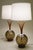 Wood 1960s Matched Pair XL Tiki Modern Pineapple Sculpture Glass Globe Walnut Table Lamps Witco For Sale - Image 7 of 10