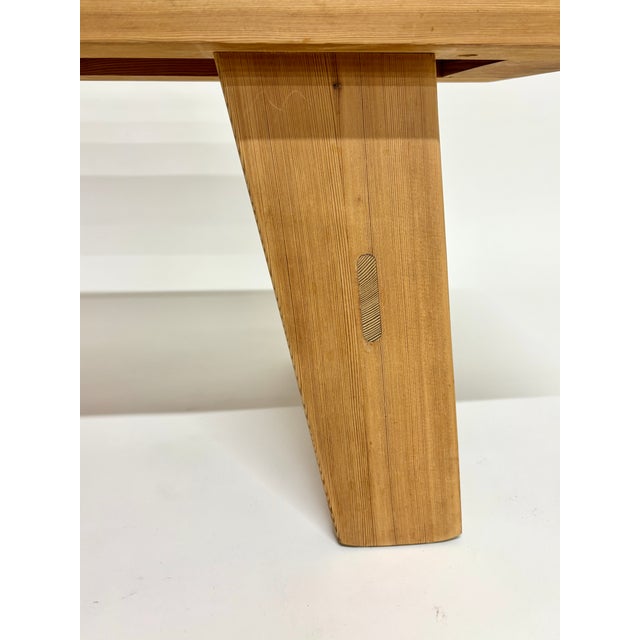 Wood Rustic Pine Bench by Krogenäs, Norway, 1960s For Sale - Image 7 of 9