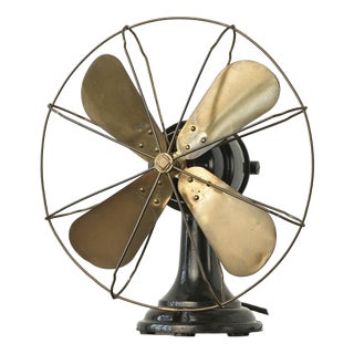 WT 22 Table Fan by Peter Behrens for AEG, Germany, 1909 For Sale