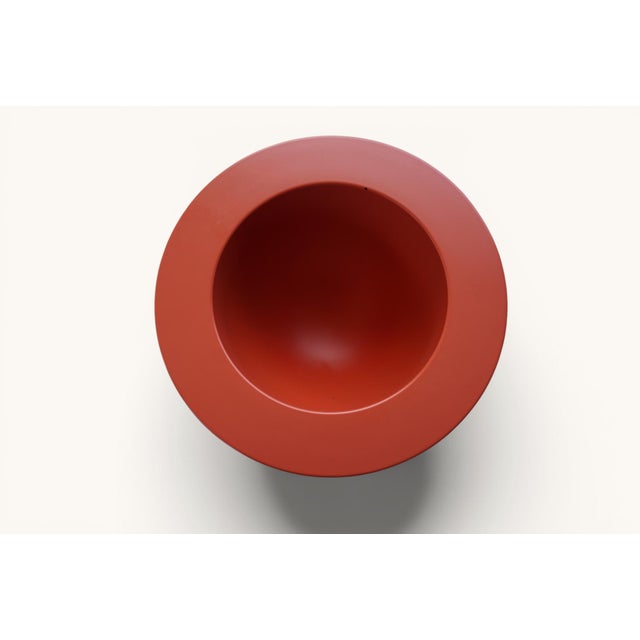 Highlights: signed bowl by ettore sottsass for marutomi, japan, 1997 presumed model "basilico" from their joint lacquer...