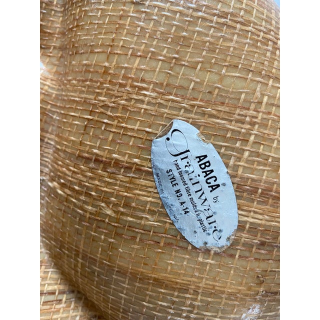 Vintage Abaca Raffia Serving Platter by Grainware For Sale In Austin - Image 6 of 7