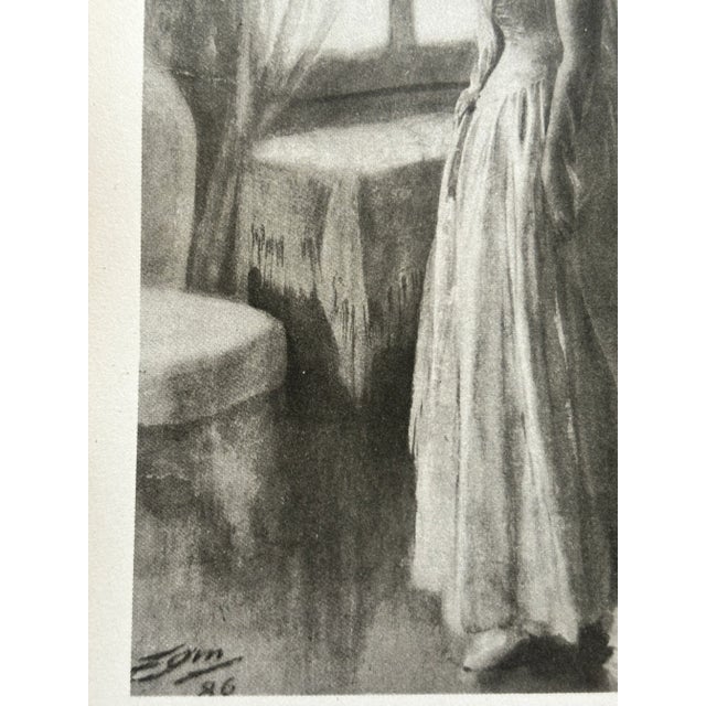 Bride by Anders Zorn. Original Published Lithograph 1928. Sweden For Sale - Image 10 of 12