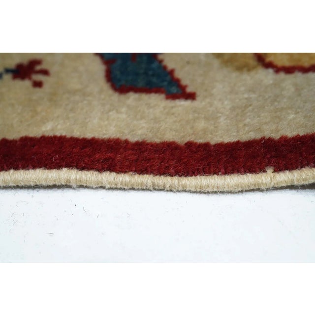 Vintage Caucasian Karabagh Rug 6'7'' x 9'2'' For Sale - Image 11 of 12