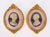 Antique Framed Wax Portrait Reliefs of Mr. And Mrs. Blaauw, 19th Century, Set of 2 For Sale - Image 12 of 13