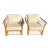 1970s Boho Chic Bamboo and Rattan Lounge Chairs in McGuire Style For Sale